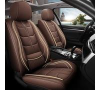 LPCQS Fundas Asientos Coche para BMW X2/X2M F39 2018 2019 2020 2021 2022 2023 2024 2025, Funda para Asiento de Piel PU, Impermeable Cómodas Juego Completo de Fundas,Coffee