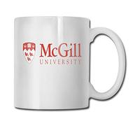 LPDCJF Novedosa McGill University Tazas de cerámica con personalidad taza de agua para restaurante oficina tienda 325 ml