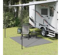 LPERTGFHU Alfombra de camping, toldo para caravana | Poliéster recubierto de PVC, diseño de rejilla antideslizante, 2,5 x 2 m