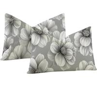 Lpfieonn Animales Cojines Sofa 40x80cm en Terciopelo, Beige Juego de 2 Fundas Suaves con Cremallera Invisible y Estampado Doble Cara. Ideales como Cojines Decorativos para Salón y Dormitorio -6175