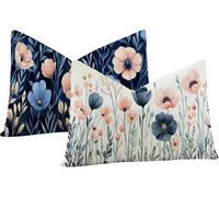 Lpfieonn Animales Cojines Sofa 50x70cm en Terciopelo, Negro Juego de 2 Fundas Suaves con Cremallera Invisible y Estampado Doble Cara. Ideales como Cojines Decorativos para Salón y Dormitorio -6240