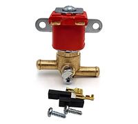 LPG GPL - Válvula de cierre solenoide de gasolina y diésel, latón antirrobo, 12 V