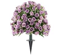 Lpitoy Arbusto Artificial De Boj con Forma De Bola para Exteriores con Estaca, Resistente a Los Rayos UV, para Decoración De Jardín.