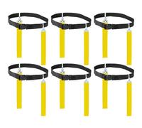 Lpitoy Bandera De Fútbol Flagar Football Gear Flag Corturas De Fútbol Y Banderas Cinturón De Fútbol Ajustable para Niños Adolescentes Entrenamiento