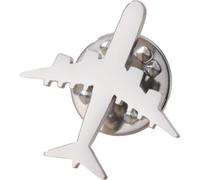 Lpitoy Broche De Avión De Acero Inoxidable, Pin De Solapa De Metal con Forma De Avión para Mochila, Traje, Ropa, Decoración, Viajes, Aviación, Fiestas, Recuerdos