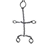 Lpitoy Cadenas De Plástico para Halloween, Accesorios De Prisión, Grilletes De Cuerpo Humano, Cadena De Muñeca, Esposas, Cadena para Fiesta De Disfraces De Halloween, Accesorios De Trucos Embrujados.