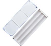 Lpitoy Caja De Paleta para Acuarela, Bandeja Vacía para Mezclar Pinturas Artísticas para Pintura a Acuarela, Caja De Pintura Portátil para Artistas, Suministros De Arte para Acuarela