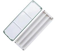 Lpitoy Caja De Paleta para Acuarela, Bandeja Vacía para Mezclar Pinturas Artísticas para Pintura a Acuarela, Caja De Pintura Portátil para Artistas, Suministros De Arte para Acuarela