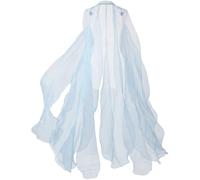 Lpitoy Chal Largo Chino para Mujer, Capa Larga De Malla Transparente, Capa, Atuendo De Hada para Baile, Disfraz De Halloween Y Cosplay.