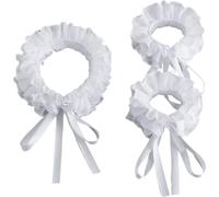 Lpitoy Conjunto De Cuello Y Muñequeras con Volantes Victorianos Renacentistas, Accesorio De Disfraz De Gargantilla De Payaso Colonial
