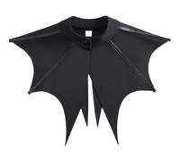 Lpitoy Cuello Tipo Chal Gótico con Murciélago para Mujer, Cuello Falso con Murciélago, Cuello Falso Vintage, Envoltura para Hombro, Accesorios De Disfraz.