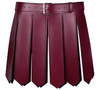 Lpitoy Disfraz De Gladiador Escocés para Hombre, Soldado Romano, Cosplay De Cuero Sintético, Falda De Gladiador, Taparrabos, Estilo Punk, Cinturón para Fiesta, Carnaval, Cosplay, Disfraz De Fiesta.