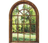 Lpitoy Etiqueta De Pared De Ventanas Falsas Etiqueta De Pared De Ventanas De Imitación del Paisaje De Naturaleza Extraíble 3D Pegatinas De Pared Autoadhesivas para Decoración