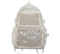 Lpitoy Ita Bag Mochila Mochila Escolar De Estilo Japonés Mochila De Gran Capacidad Mochila con Exhibición De Pines Mochila Escolar Informal para Estudiantes Y Adolescentes