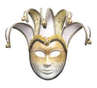 Lpitoy Máscara De Halloween Exquisita Máscara Veneciana Vintage para Fiesta De Disfraces para Adultos Máscaras De Payaso Joker Película De Anime Decoración De Pared De Baile