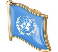 Lpitoy Pines De Solapa con Bandera De Naciones Unidas, Broches Metálicos con Bandera De Cada País, Insignias De Recuerdo para Hombres, Mujeres, Ropa, Bolsos Y Sombreros.