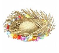 Lpitoy Sombrero De Paja Hawaiano, Sombrero para Fiestas Playeras, Sombreros Playeros para Hombres Y Mujeres, Sombrero De Granjero Hawaiano para Fiestas Temáticas De Verano.