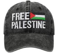 Lpitoy Sombrero Palestina Libre Bandera Palestina Gorra De Béisbol Bordado Gorra Lavada Envejecida Unisex Adulto Gorras De Béisbol Aire Libre Sombrero De Ajustable