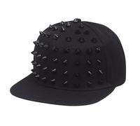 Lpitoy Sombrero Punk con Tachuelas Unisex, Gorra De Béisbol con Remaches Y Puntas para Baile Hip-Hop para Hombres Y Mujeres