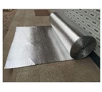 LPLND Aislante Termico Autoadhesivo Rollo Aislante Termico, Aislamiento térmico reflexivo Multicapa Burbujas y Aluminio para Puertas de Garaje, cajones de persiana(Size:1x30m/3.2x98.4ft)