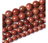 LPLPL Cuentas redondas de piedras preciosas naturales, 90 unidades de 4 mm de unakita natural, cuentas sueltas redondas for hacer joyas, pulseras y collares (unakita, 4 mm)(Gold Sandstone,12mm)