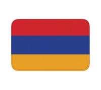 LPLSNWS Alfombrilla de baño antideslizante con diseño de bandera de Armenia, 40 x 60 cm, apta para entrada, lavandería, aseo.