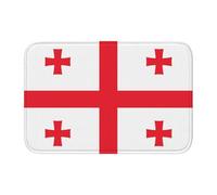 LPLSNWS Alfombrilla de baño antideslizante con diseño de bandera de Georgia, 40 x 60 cm, apta para entrada, lavandería, aseo.