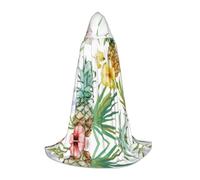 LPLSNWS Bata de cosplay para adolescentes con estampado de piña tropical, perfecta para Halloween, obras de teatro y uso diario de cosplay