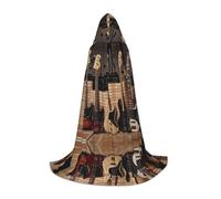 LPLSNWS Bata para cosplay de guitarra, bajo, música, instrumentos musicales, gráfico, M, adolescente, perfecta para Halloween, obras de teatro y uso diario de cosplay