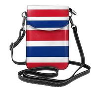 LPLSNWS Cartera pequeña para teléfono móvil con estampado de bandera de Costa Rica para mujer con correa ajustable para el hombro