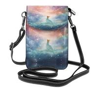 LPLSNWS Fantasy Paradise Space - Cartera pequeña para teléfono móvil con correa ajustable para el hombro para mujer