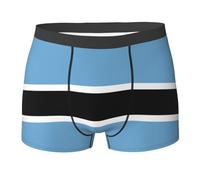 LPLSNWS Flag of Botswana - Calzoncillos tipo bóxer para hombre, material transpirable de alta elasticidad y agradable al tacto (S-2XL), Negro, S