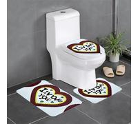 LPLSNWS Love Confessions - Juego de 3 alfombrillas de baño antideslizantes, esenciales para una vida cómoda en baños, dormitorios y cocinas.
