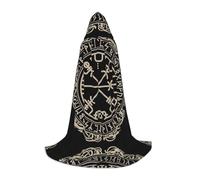 LPLSNWS Magical Design - Bata de cosplay para adolescentes, diseño nórdico, brújula, talla M, perfecta para Halloween, obras de teatro y uso diario de cosplay