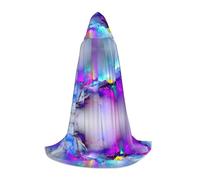 LPLSNWS Northern Lights Painting Graphic L - Bata de cosplay para adolescentes, perfecta para Halloween, obras de teatro y uso diario de cosplay