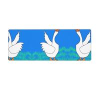 LPLSNWS White Goose spread its wings - Alfombrilla para teclado y mouse (80 x 30 cm), adecuada para juegos y oficina.