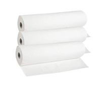 LPM - Sábana de examen gofrado puro guata blanca - Ancho 50 cm - 3 rollos