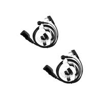 LPMPCZKZGF Auricular for walkie-talkie RT22 EAK007, 2 pines, PTT, micrófono, tubo acústico oculto, compatible for BaoFeng Quansheng UV K5 TYT Conector para auriculares(Package B)