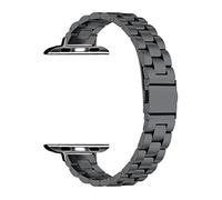 LPMPCZKZGF Banda de 14 mm Correa de metal compatible con iWatch 40mm 38mm 44mm 42mm pulsera compatible con la serie de relojes de Apple 6 SE 5 4 Correa de reloj de acero inoxidable delgado Watch strap