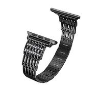 LPMPCZKZGF Correa compatible for el reloj de Apple. SE 7 6 5 4 Banda 40mm 44mm 41mm 45mm de metal de acero inoxidable compatible for iWatch 3 band 38mm 42mm accesorios de pulsera Watch strap(B,For 42m