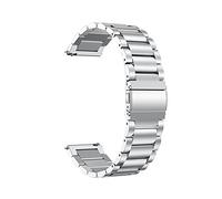 LPMPCZKZGF Pulsera de correa de reloj de metal compatible con Xiaomi compatible con Huami compatible con Amazfit Gts Mire la banda de pulsera de acero inoxidable compatible con Amazfit Watch strap(Sil