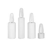 LPMPCZKZGF Soporte de PCB a presión de nailon hexagonal M3 M4, columna de clip fijo, separador de placa base, perno espaciador roscado for bastidor de placa de circuito Pernos y tuercas(11mm,M3x50pcs)