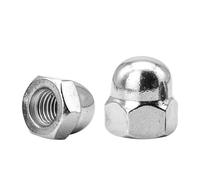 LPMPCZKZGF Tuerca ciega de acero inoxidable M3 M4 M5 M6 M8 M10 M12 M14 M16 M18, tuerca ciega decorativa de cúpula Pernos y tuercas(201 stainless steel,M18 1pc)