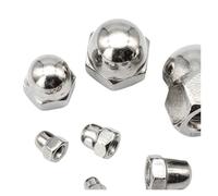 LPMPCZKZGF Tuerca ciega de acero inoxidable M3 M4 M5 M6 M8 M10 M12 M14 M16 M18, tuerca ciega decorativa de cúpula Pernos y tuercas(Zinc plated,M12 2pcs)
