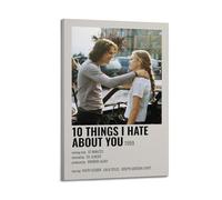 LPOHJD 10 Things I Hate About YouPrinting - Pósteres artísticos para pared, lienzo, obras de arte, regalos, estética, estilo marco, 20 x 30 cm
