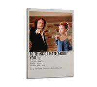 LPOHJD 10 Things I Hate About YouPrinting - Pósteres artísticos para pared, lienzo, obras de arte, regalos, estética, estilo marco, 20 x 30 cm