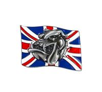 LPOK UK Flag Bulldog Men's Belt Buckle Fit for 3.6-3.9cm Belt Buckles for Belts Belt Accessories DIY Western Cowboy-Default,a