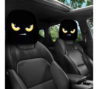 Lpoppcx 2 piezas fundas de reposacabezas de Halloween, fundas de asiento de coche reposacabezas de coche para asientos de coche, transpirable y elástico para el descanso de la cabeza, lindo y