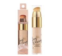 Lpoppcx Base De Maquillaje Líquida,Prebase De Piel De Doble Cabeza De 12 Gramos | Con Pincel, Base De Maquillaje Impermeable Y A Prueba De Manchas,Para Mujer Novia Madre Y Eventos Y Fiestas