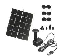 Lpoppcx Bomba de Agua Solar - Bomba de Agua de 15W para Estanques Exteriores | de Riego Ajustable Decorativo para Jardín de Baños de Pájaros Acuarios y Patios